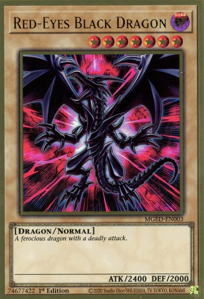 Red Eyes Black Dragon (MGED-EN003) [MGED]