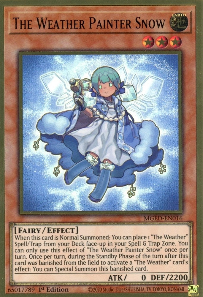 The Weather Painter Snow (MGED-EN016) [MGED]