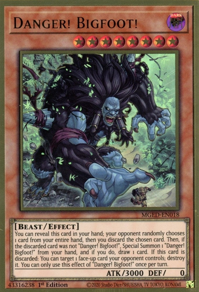 Danger Bigfoot (MGED-EN018) [MGED]
