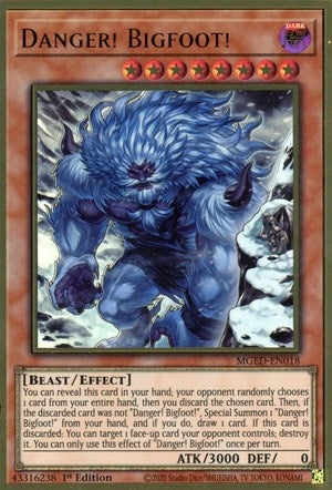 Danger Bigfoot Alternate Art (MGED-EN018) [MGED]
