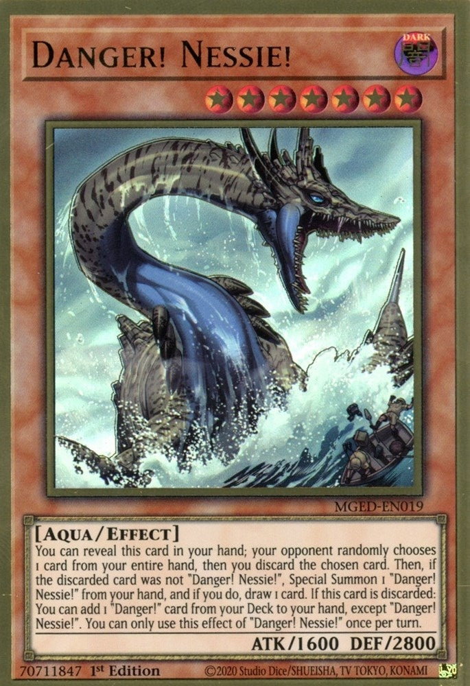 Danger! Nessie! [MGED-EN019] Gold Rare