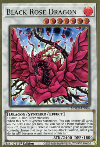 Black Rose Dragon (MGED-EN026) [MGED]