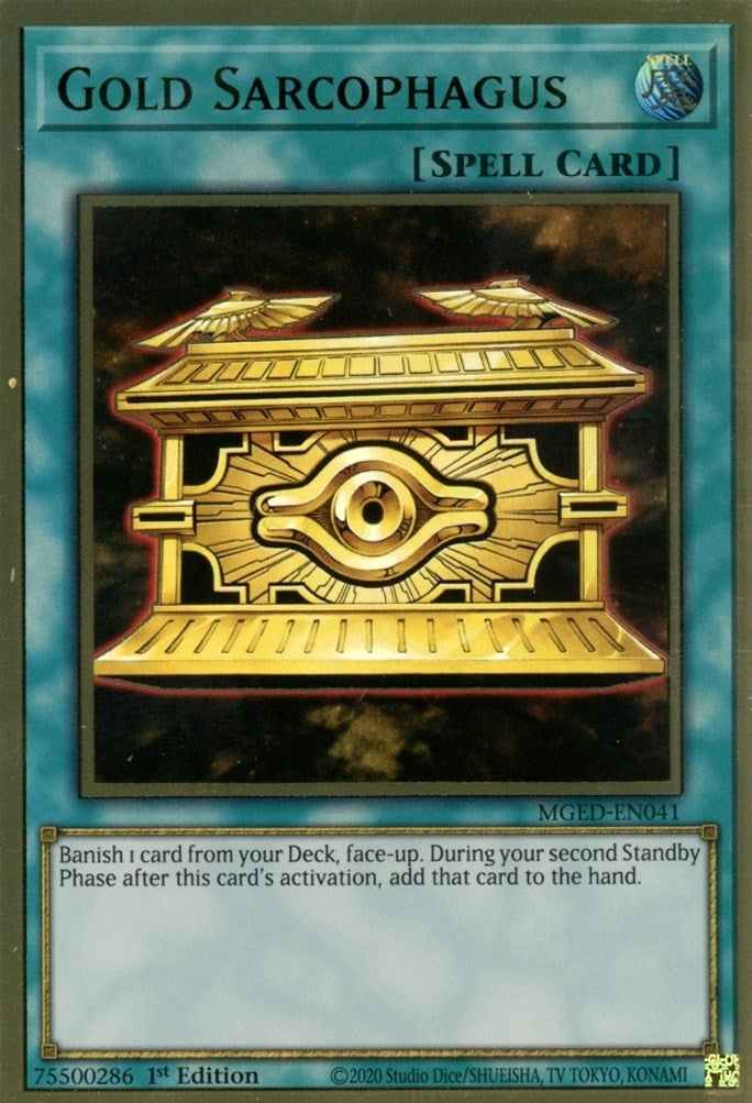 Gold Sarcophagus [MGED-EN041] Gold Rare