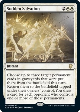 Sudden Salvation [Innistrad: Crimson Vow Commander]