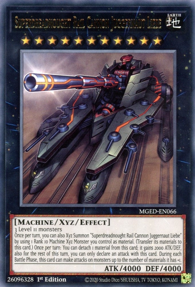Superdreadnought Rail Cannon Juggernaut Liebe (MGED-EN066) [MGED]