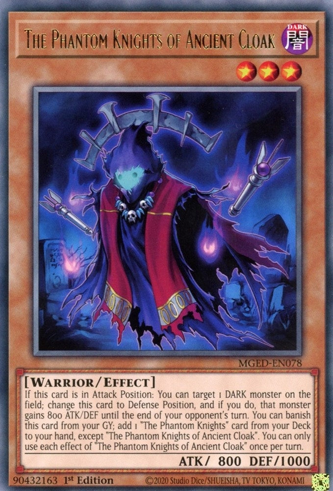 The Phantom Knights of Ancient Cloak (MGED-EN078) [MGED]