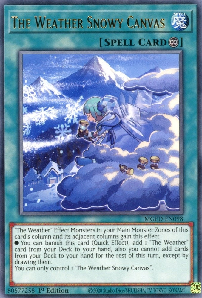 The Weather Snowy Canvas (MGED-EN098) [MGED]