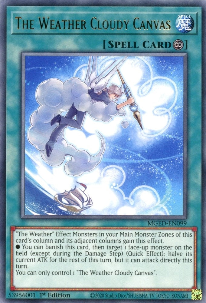 The Weather Cloudy Canvas (MGED-EN099) [MGED]