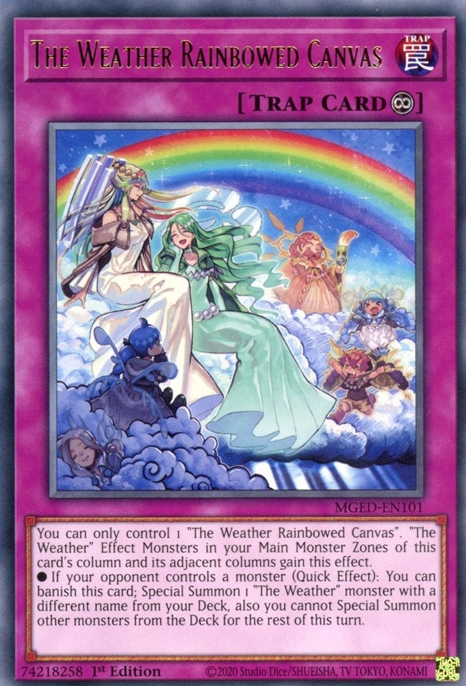 The Weather Rainbowed Canvas (MGED-EN101) [MGED]