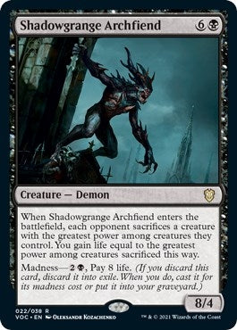 Shadowgrange Archfiend (22) [VOC]