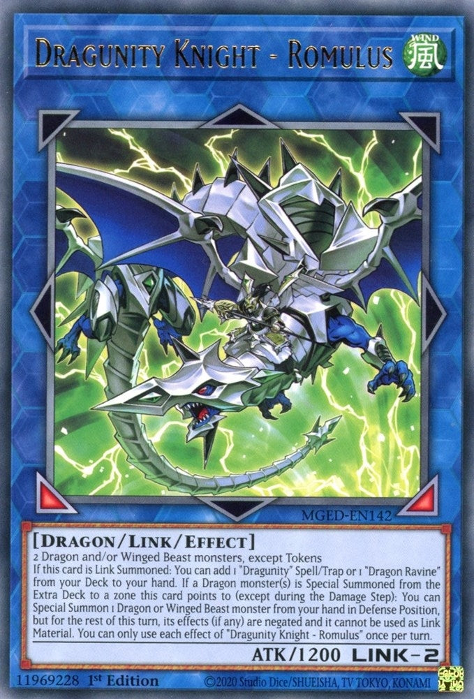 Dragunity Knight Romulus (MGED-EN142) [MGED]