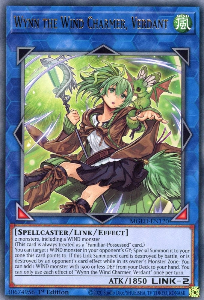 Wynn the Wind Charmer Verdant (MGED-EN120) [MGED]