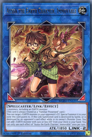 Aussa the Earth Charmer Immovable (MGED-EN121) [MGED]