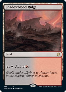 Shadowblood Ridge (181) [VOC]