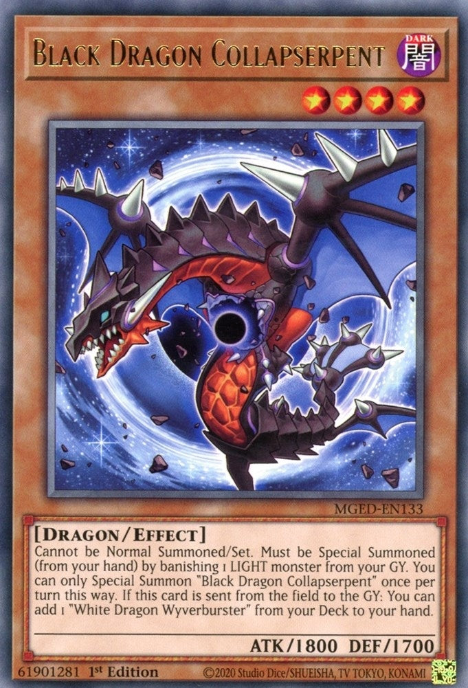 Black Dragon Collapserpent [MGED-EN133] Rare