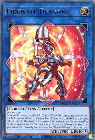 Firewall Dragon Red Alternate Art (MGED-EN141) [MGED]