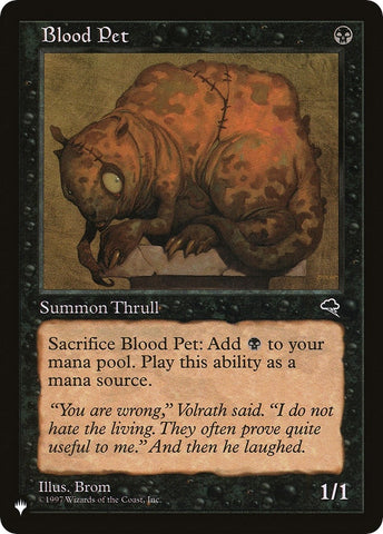 Blood Pet [LIST]