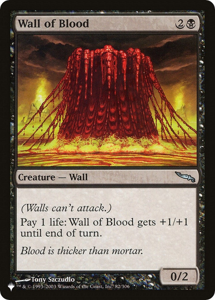 Wall of Blood (82) [LIST]
