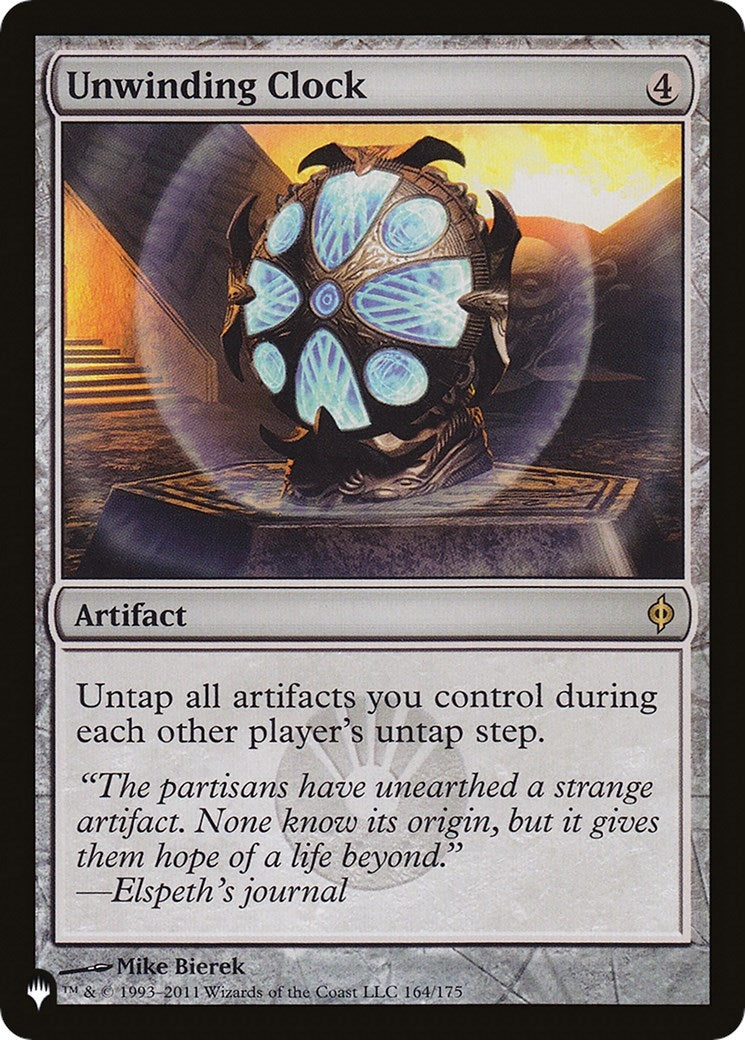 Unwinding Clock (164) [LIST]