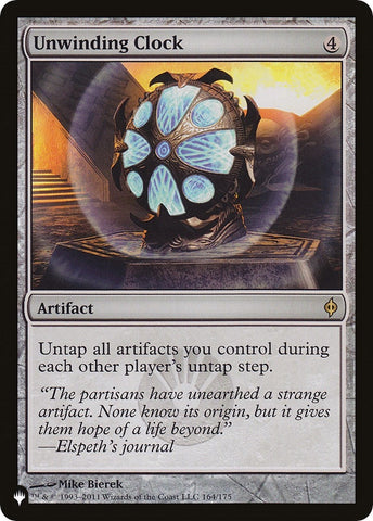Unwinding Clock (164) [LIST]