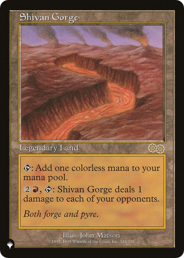 Shivan Gorge (326) [LIST]