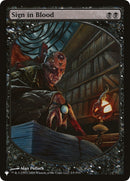 Sign in Blood (3) [LIST]