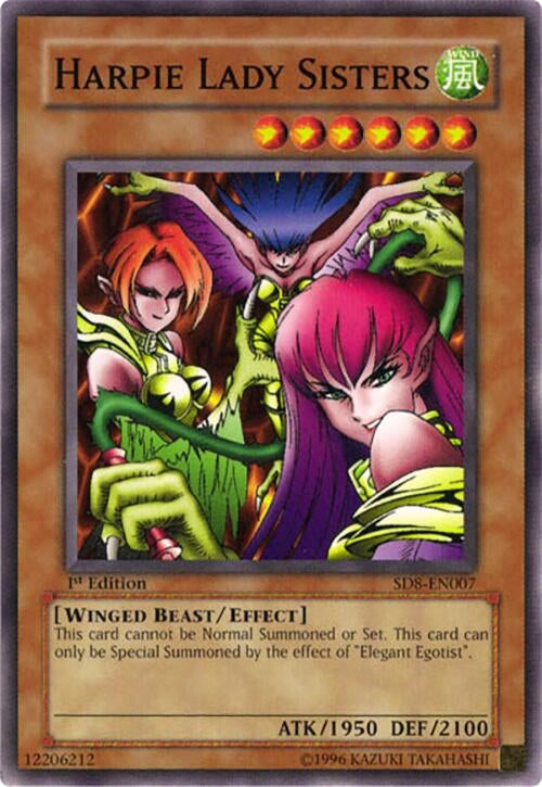 Harpie Lady Sisters (SD8-EN007)