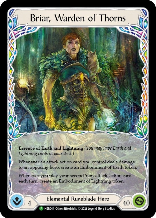 Image for Briar, Warden of Thorns - HER044 [Flesh and Blood: Promo Cards]