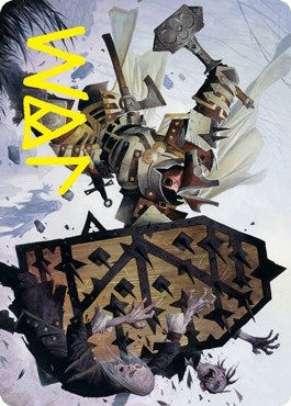 Estwald Shieldbasher Art Card Gold Stamped Signature (9) [ASVOW]