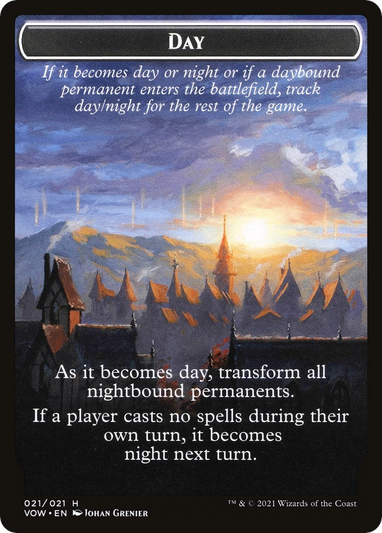Day Night Double sided Token (21) [VOW]