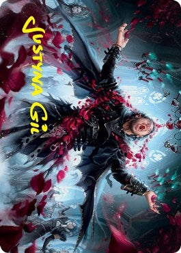 Bloodsoaked Reveler Art Card Gold Stamped Signature (29) [ASVOW]