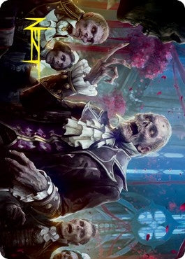 Undead Butler Art Card Gold Stamped Signature (37) [ASVOW]