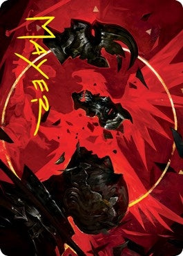 Abrade Art Card Gold Stamped Signature (38) [ASVOW]