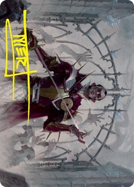 Cemetery Gatekeeper Art Card Gold Stamped Signature (39) [ASVOW]