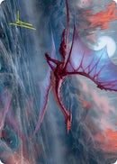 Manaform Hellkite Art Card Gold Stamped Signature (46) [ASVOW]
