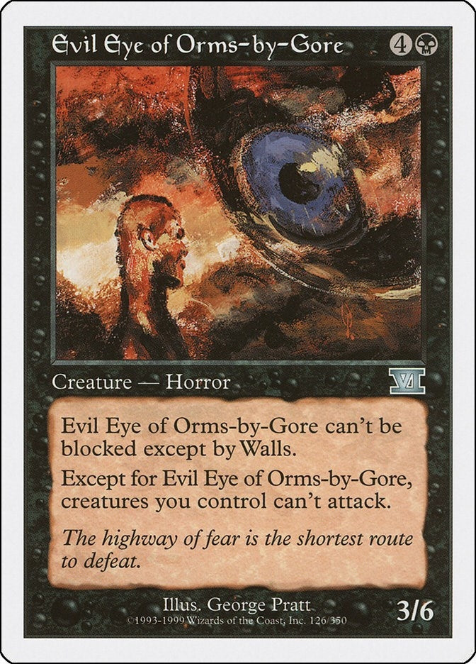 Evil Eye of Orms by Gore (126) [6ED]
