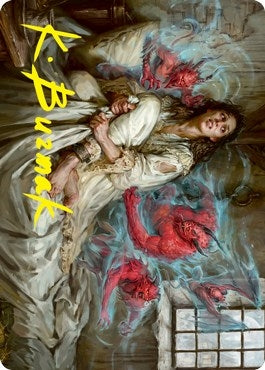 Eruth Tormented Prophet Art Card Gold Stamped Signature (61) [ASVOW]