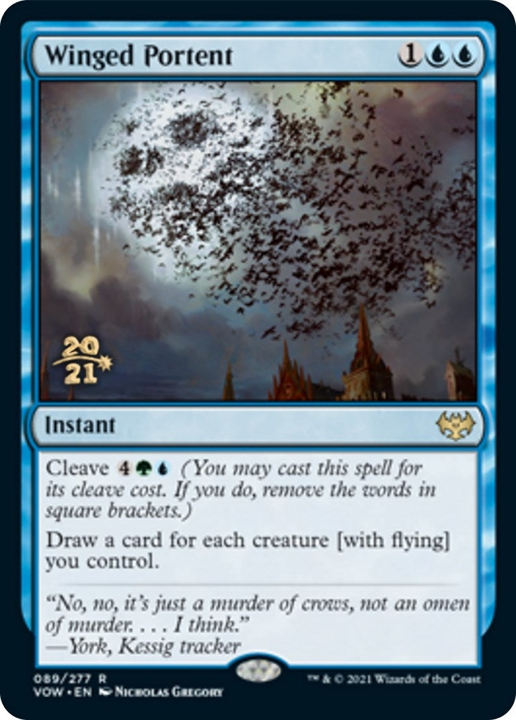 Winged Portent [Innistrad: Crimson Vow Prerelease Promos]