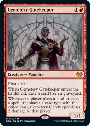 Image for Cemetery Gatekeeper (148) (Promo Pack: Aetherdrift) - Magic: The Gathering