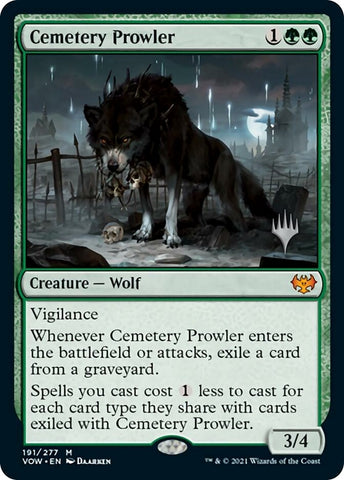 Image for Cemetery Prowler (191) (Promo Pack: Aetherdrift) - Magic: The Gathering