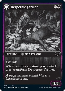 Desperate Farmer // Depraved Harvester [Innistrad: Double Feature]