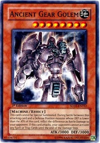 Ancient Gear Golem (SD10-EN012) [SD10]