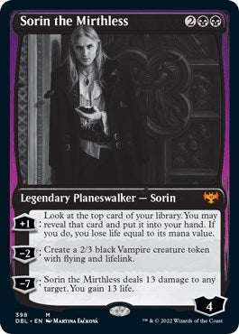 Sorin the Mirthless (398) [DBL]