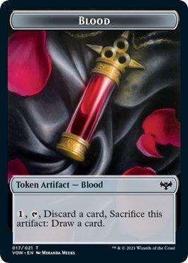 Blood Human Soldier Double sided Token [VOW]
