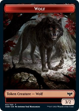 Wolf 011 Wolf 014 Double sided Token [VOW]