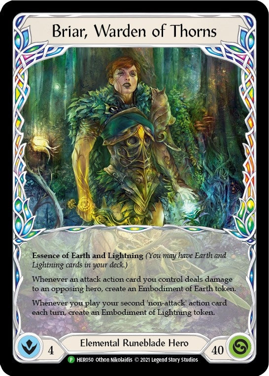 Image for Briar, Warden of Thorns - HER050 [Flesh and Blood: Promo Cards]