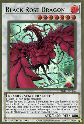 Black Rose Dragon Alternate Art (MGED-EN026) [MGED]
