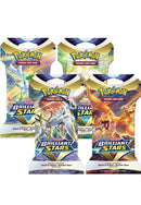 Brilliant Stars Sleeved Booster Pack Art Bundle Set of 4 [SWSH09]