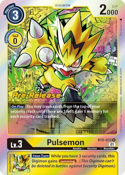 Image for Pulsemon [Double Diamond Pre-Release Cards]