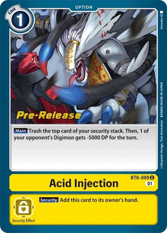 Image for Acid Injection [Double Diamond Pre-Release Cards]